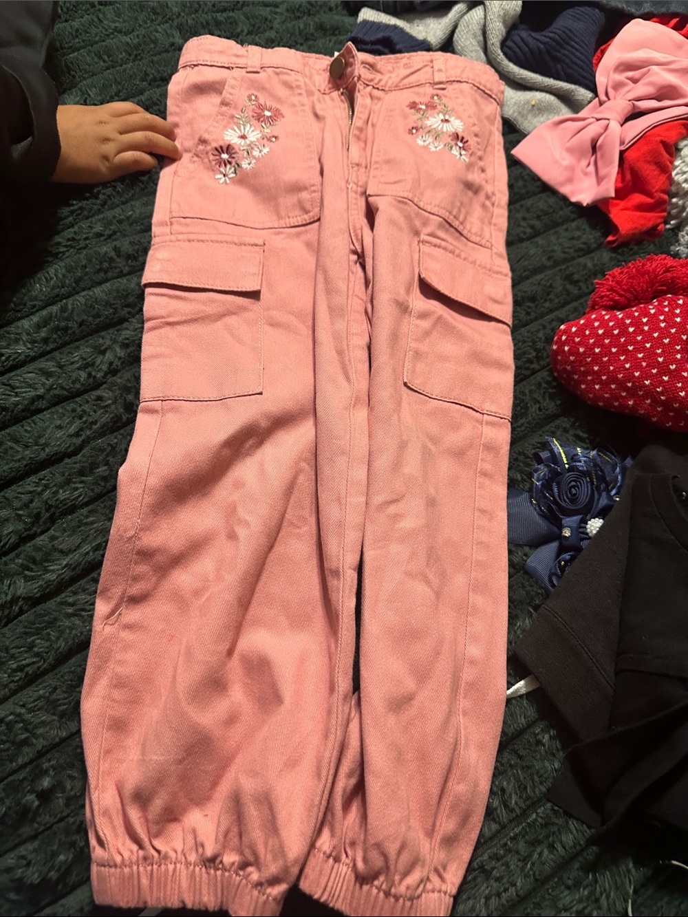 Pink pants for girl